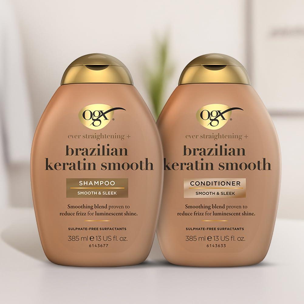 image:imageOGX EverStraight Brazillian Keratin Therapy Shampoo 13 Ounce13 Fl Oz Pack of 1