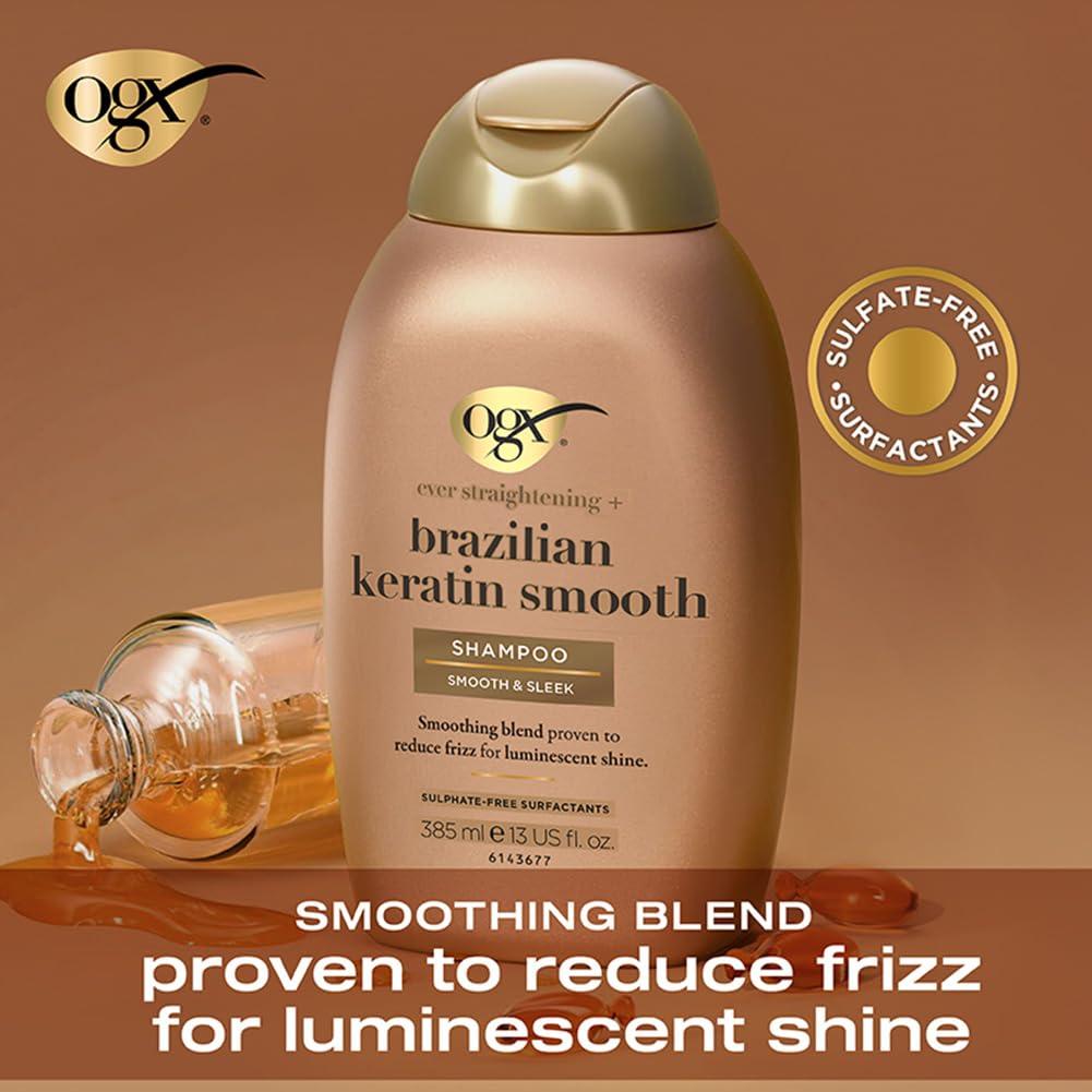 image:imageOGX EverStraight Brazillian Keratin Therapy Shampoo 13 Ounce13 Fl Oz Pack of 1