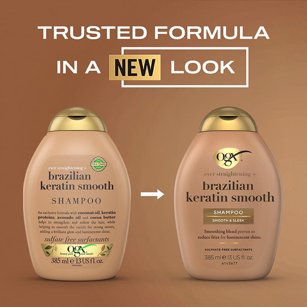 image:imageOGX EverStraight Brazillian Keratin Therapy Shampoo 13 Ounce13 Fl Oz Pack of 1