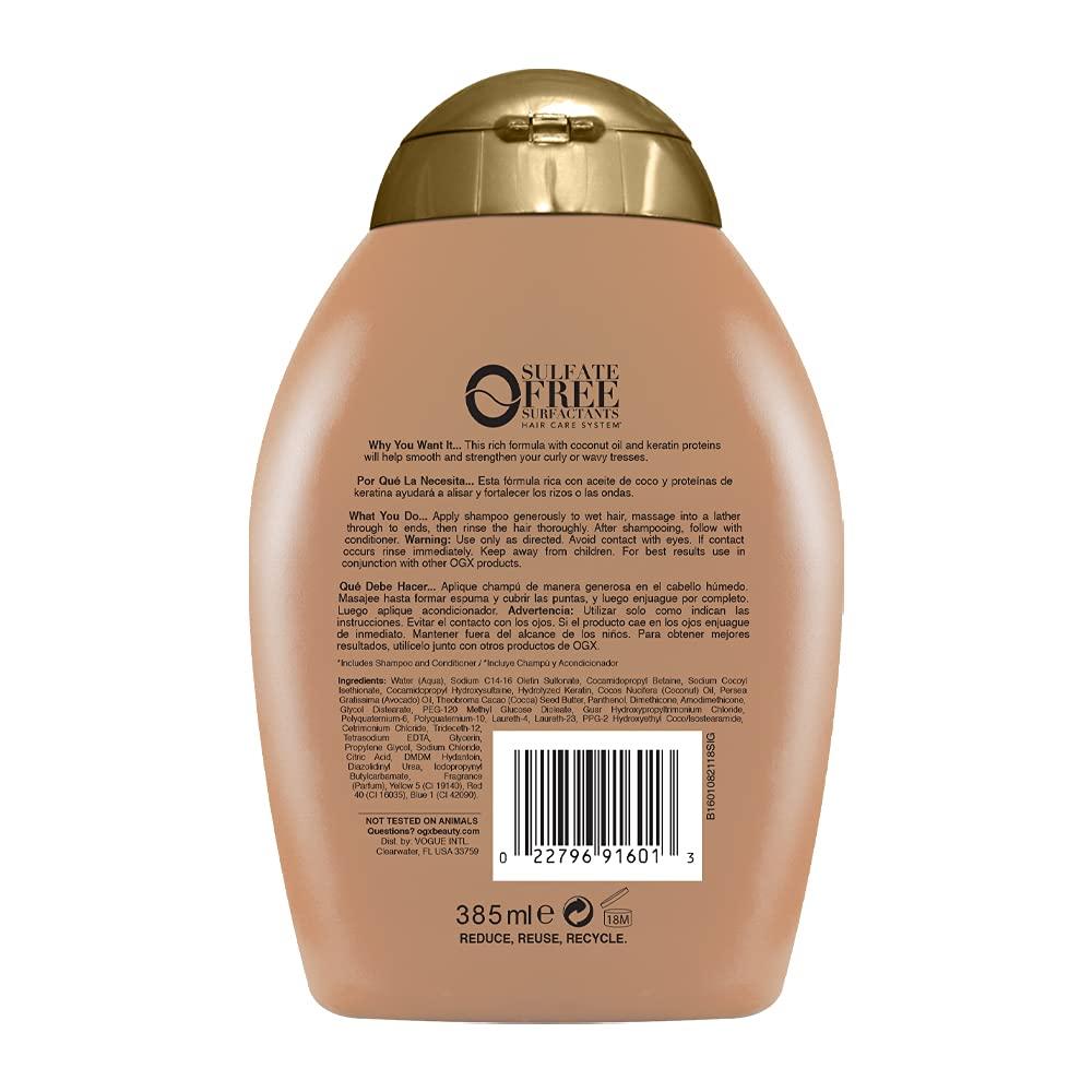 image:imageOGX EverStraight Brazillian Keratin Therapy Shampoo 13 Ounce13 Fl Oz Pack of 2