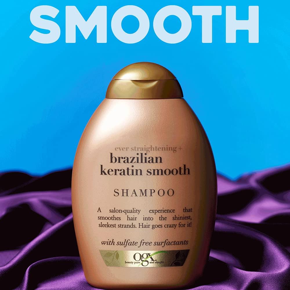 image:imageOGX EverStraight Brazillian Keratin Therapy Shampoo 13 Ounce13 Fl Oz Pack of 2