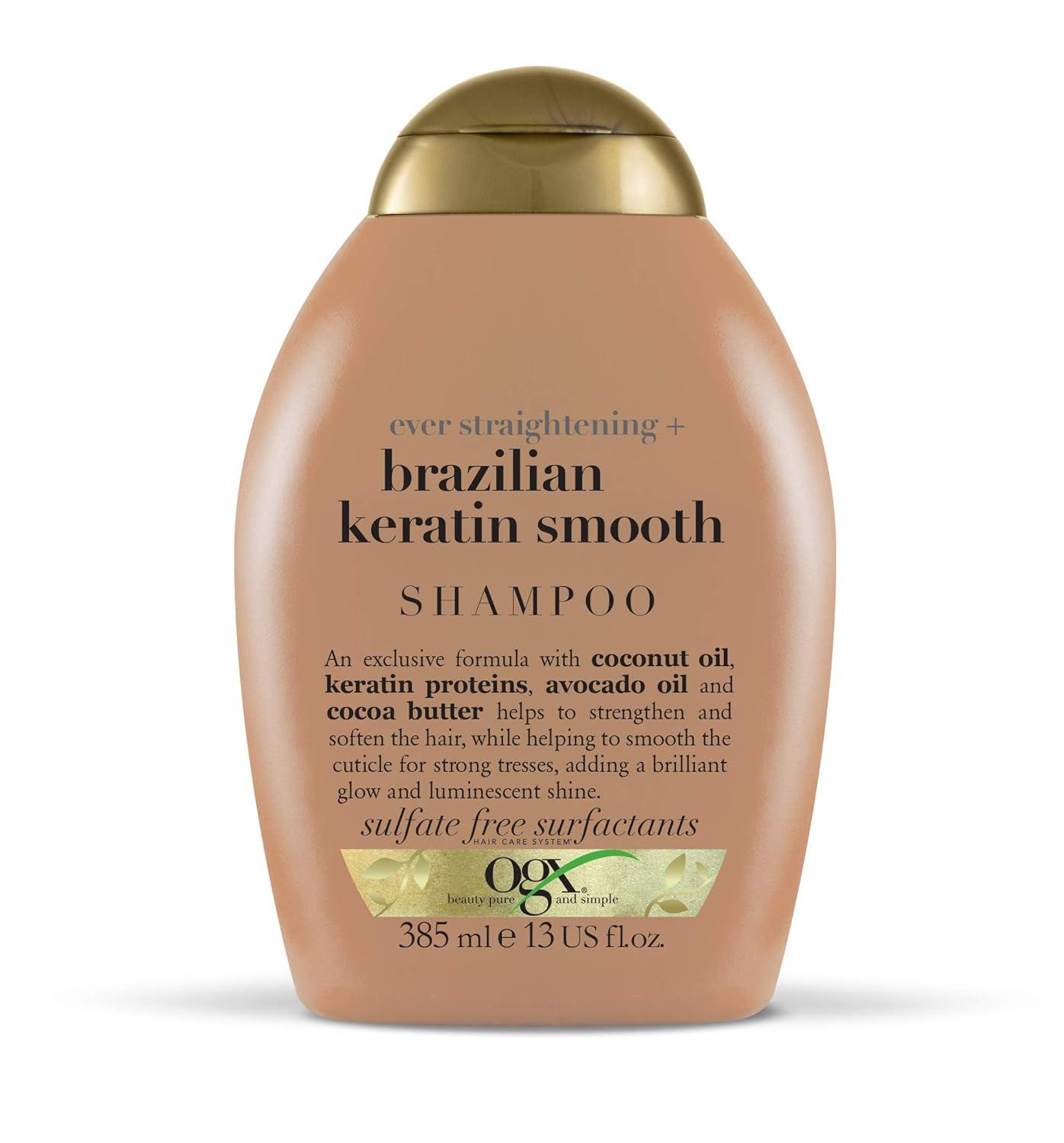 image:imageOGX Everstraightening Brazillian Keratin Therapy Shampoo and Conditioner 13 Oz 2 Bottle SetBrazilian Keratin