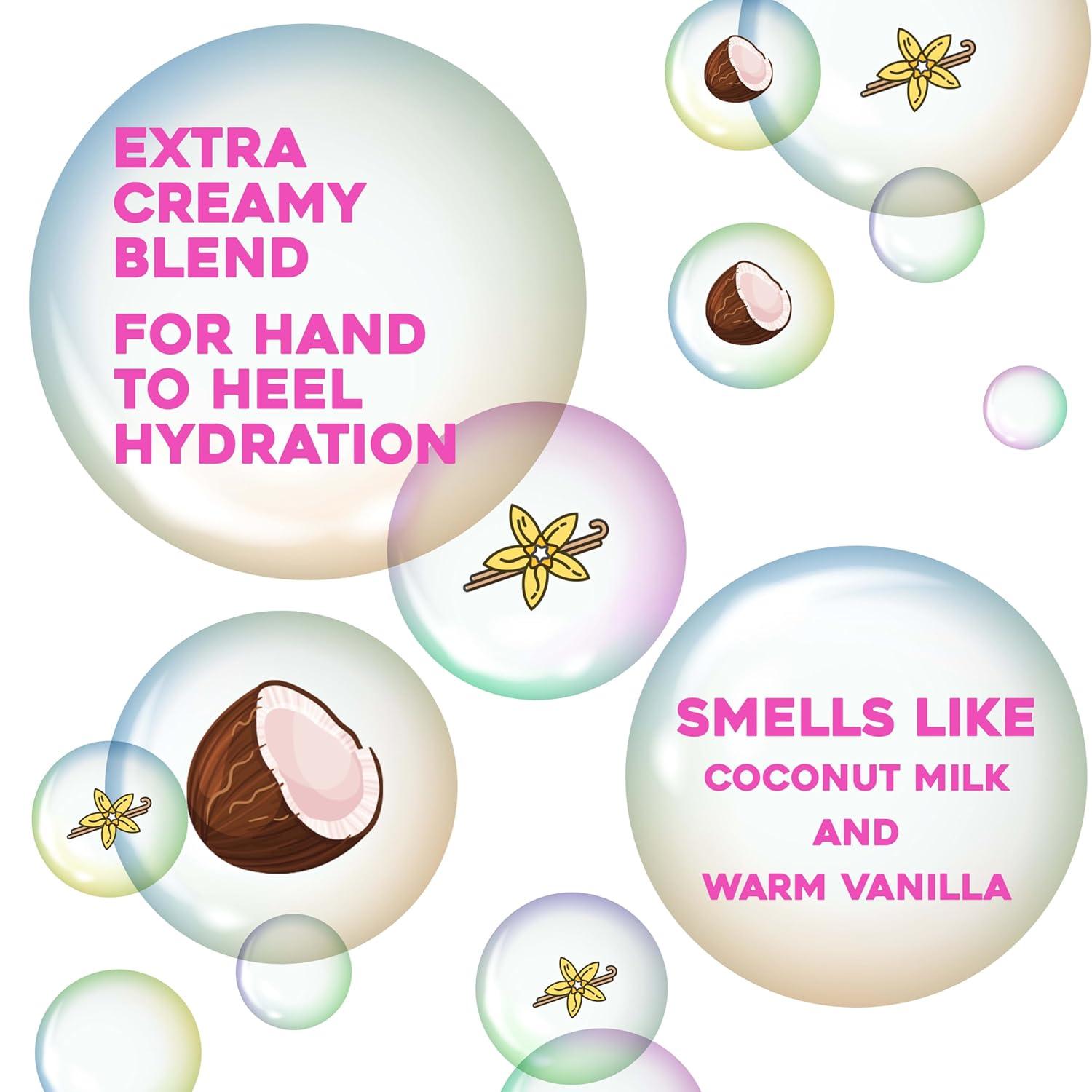 image:imageOGX Extra Creamy Coconut Miracle Oil Ultra Moisture Body Lotion with Vanilla Bean FastAbsorbing Body Lotion for All Skin Types ParabenFree and SulfatedSurfactants Free 195 Ounce195 Fl Oz Pack of 3