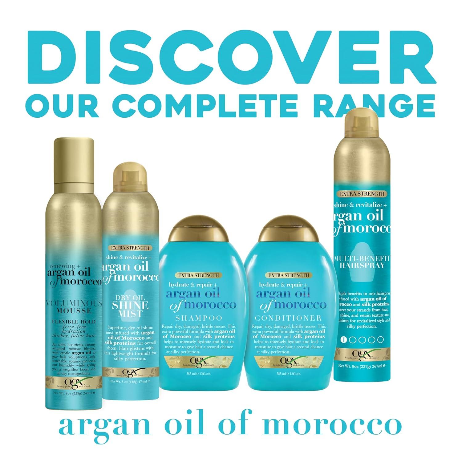 image:imageOGX Extra Strength Hydrate amp Repair Argan Oil of Morocco Conditioner for Dry Damaged Hair ColdPressed Argan Oil to Moisturize Hair ParabenFree SulfateFree Surfactants 254 Fl Oz