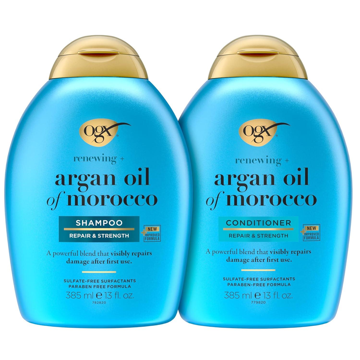 image:imageOGX Extra Strength Hydrate amp Repair Argan Oil of Morocco Shampoo amp Conditioner Set 13 Fl Oz Pack of 2