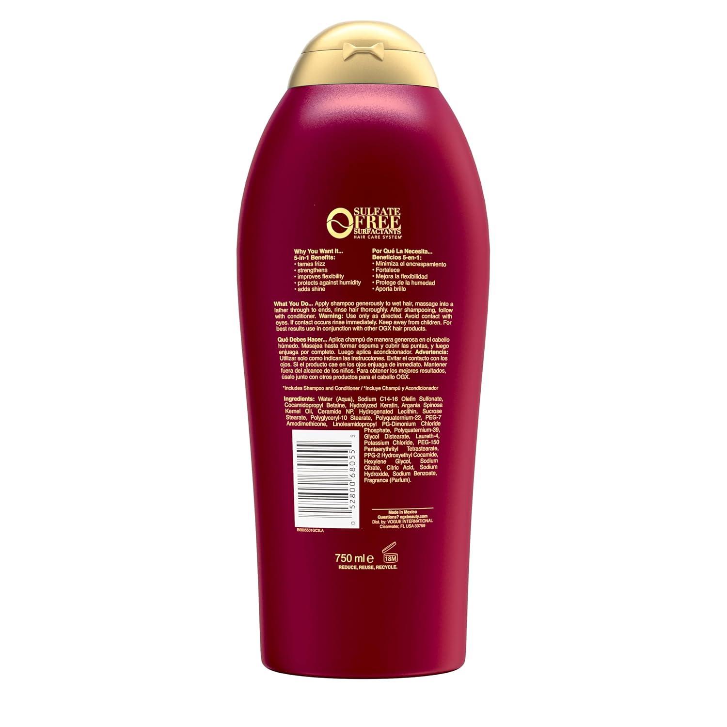 image:imageOGX FrizzFree Keratin Smoothing Oil Shampoo 254 fl ozShampoo