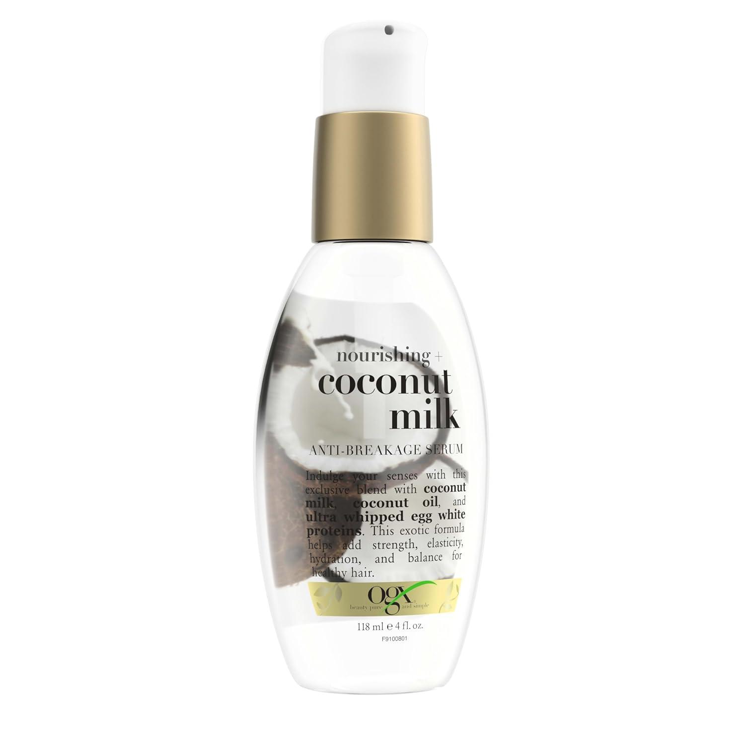 image:imageOGX Nourishing Coconut Milk AntiBreakage Serum 4 Fl Oz4 Fl Oz Pack of 1