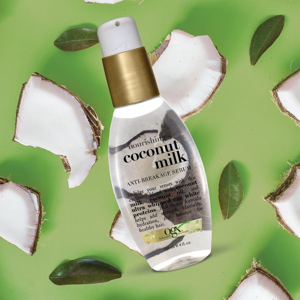 image:imageOGX Nourishing Coconut Milk AntiBreakage Serum 4 Fl Oz4 Fl Oz Pack of 2