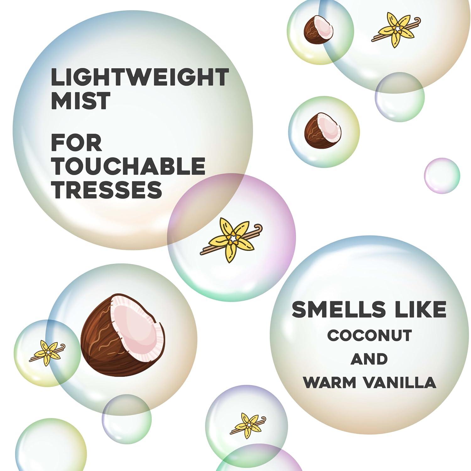 image:imageOGX Nourishing Coconut Oil Weightless Hydrating Oil Hair Mist Lightweight LeaveIn Hair Treatment with Coconut Oil amp Bamboo Extract Paraben amp Sulfate SurfactantFree 4 Fl Oz4 Fl Oz Pack of 1