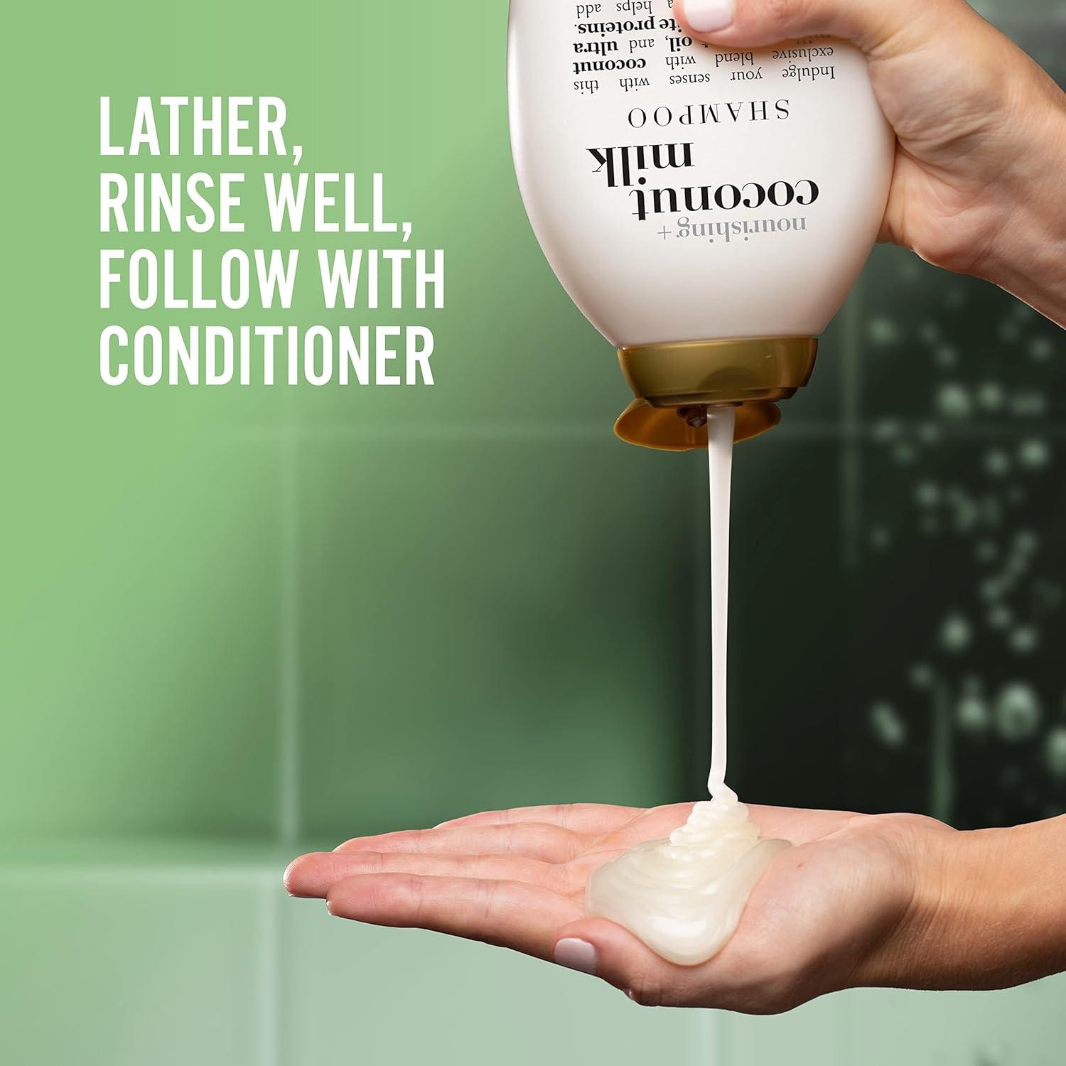 image:imageOGX Nourishing Coconut Moisturizing Conditioner for Strong amp Healthy Hair with Coconut Oil amp Egg White Protein ParabenFree SulfateFree 13 oz Pack of 413 Fl Oz Pack of 2