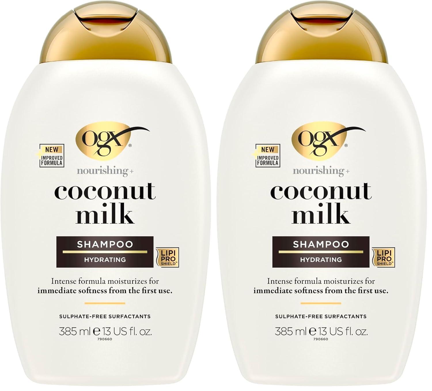 image:imageOGX Nourishing Coconut Moisturizing Conditioner for Strong amp Healthy Hair with Coconut Oil amp Egg White Protein ParabenFree SulfateFree 13 oz Pack of 413 Fl Oz Pack of 2