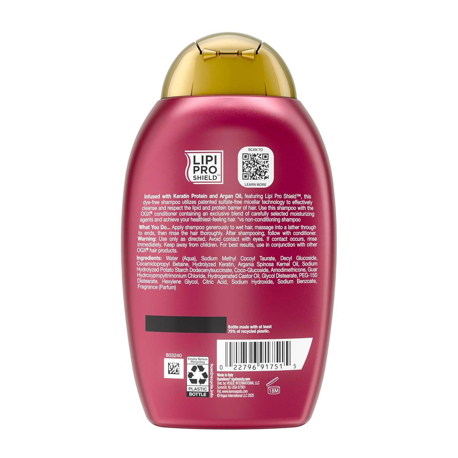 image:imageOGX Organix AntiBreakage Keratin Oil Shampoo 385ml13 Fl Oz Pack of 1