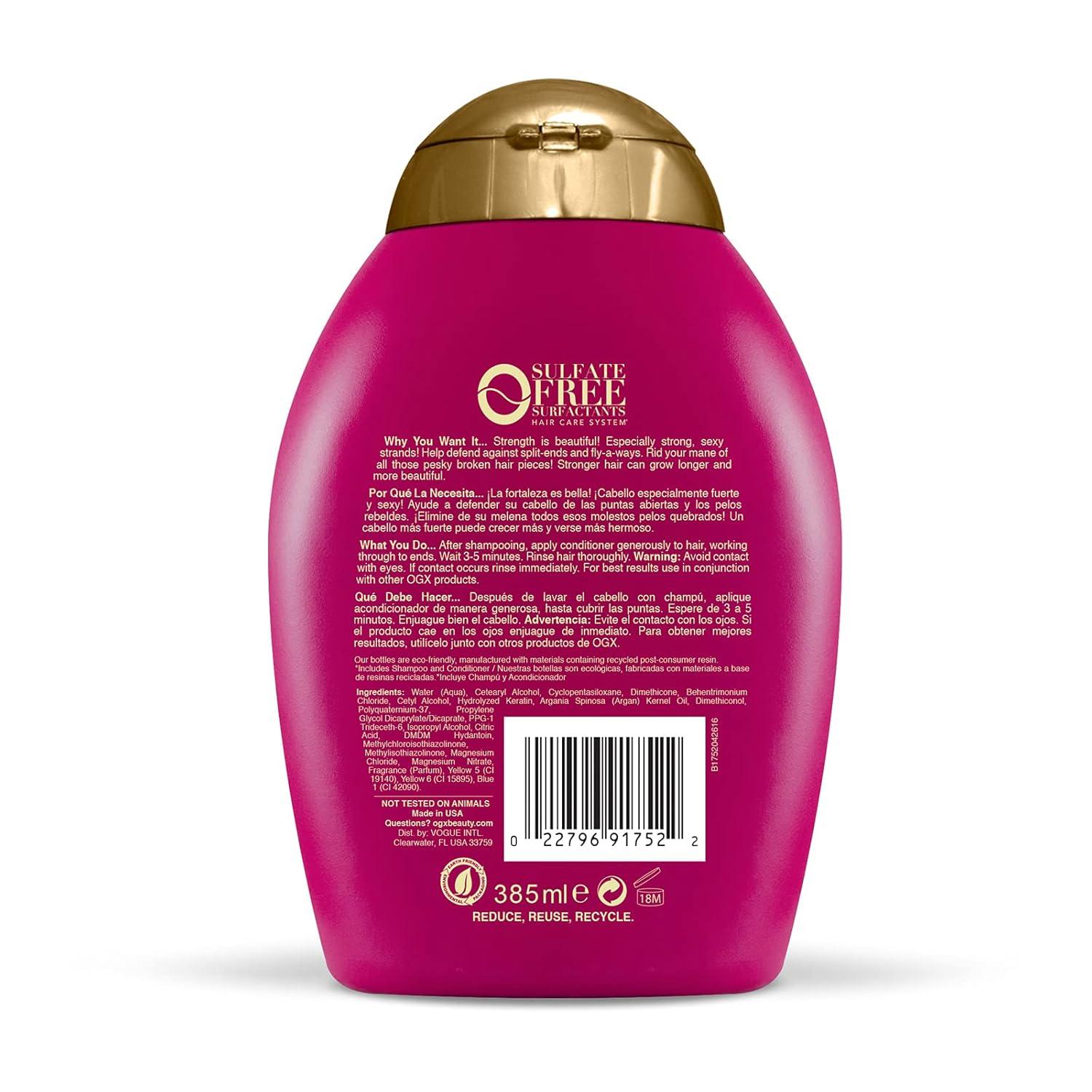 image:imageOGX Organix AntiBreakage Keratin Oil Shampoo 385ml13 Fl Oz Pack of 2