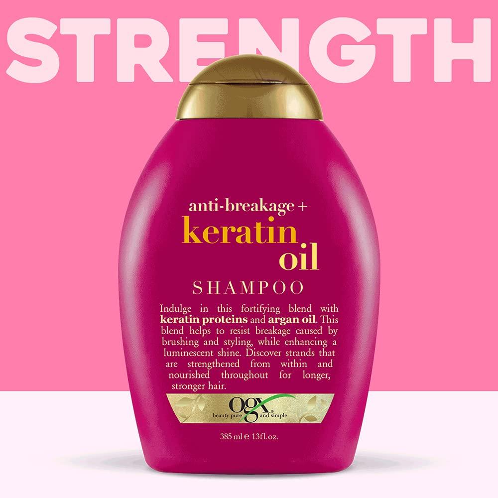 image:imageOGX Organix AntiBreakage Keratin Oil Shampoo 385ml13 Fl Oz Pack of 2