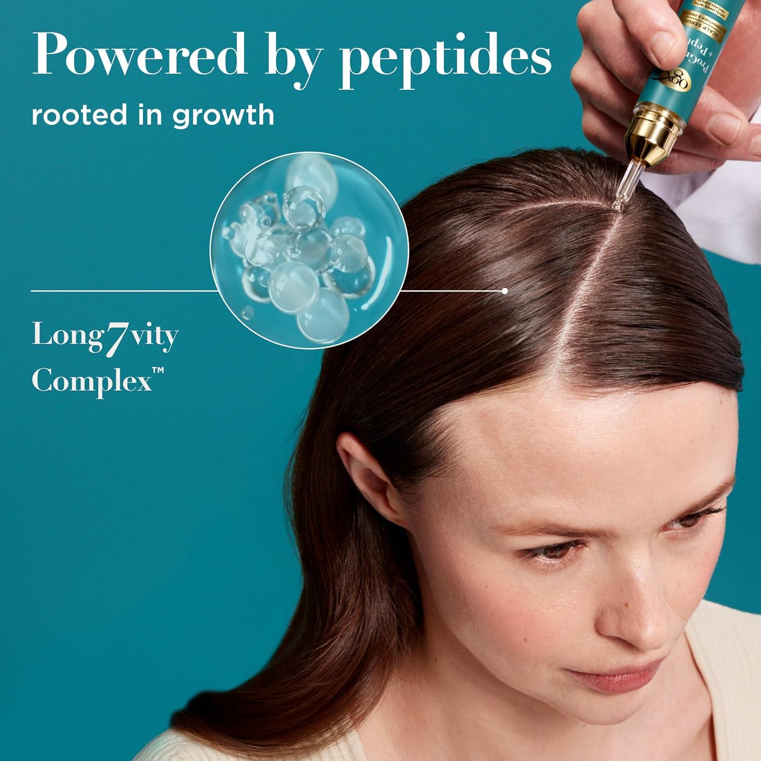 image:imageOGX ProGrowth Peptide Scalp Serum Strengthens amp Densifies by Hydrating the Scalp and Reinforcing Roots to Support Natural Hair Growth 033 fl oz