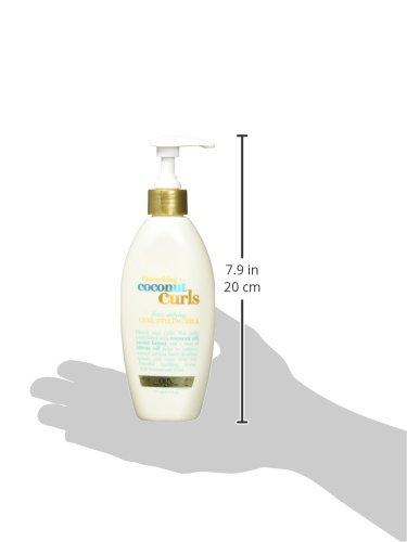 image:imageOGX Quenching Coconut Curls FrizzDefying Styling Milk Nourishing LeaveIn Hair Treatment with Coconut Citrus Oil amp Honey ParabenFree and SulfatedSurfactants Free 6 fl oz6 Fl Oz Pack of 2
