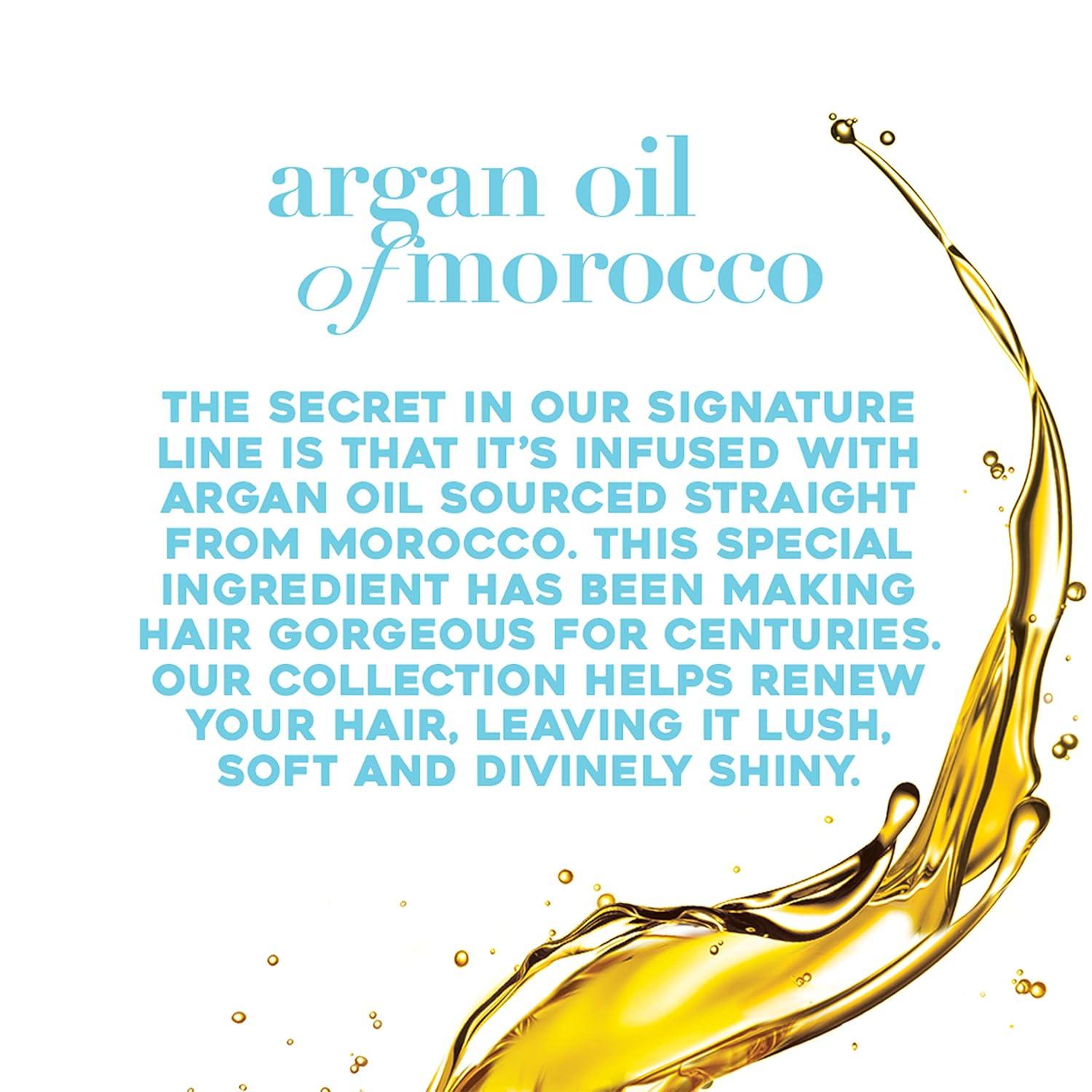 image:imageOGX Renewing Argan Oil of Morocco Conditioner Repair Conditioner amp Argan Oil Helps Strengthen amp Repair Dry Damaged Hair ParabenFree SulfateFree Surfactants 254 fl oz25 Fl Oz Pack of 4