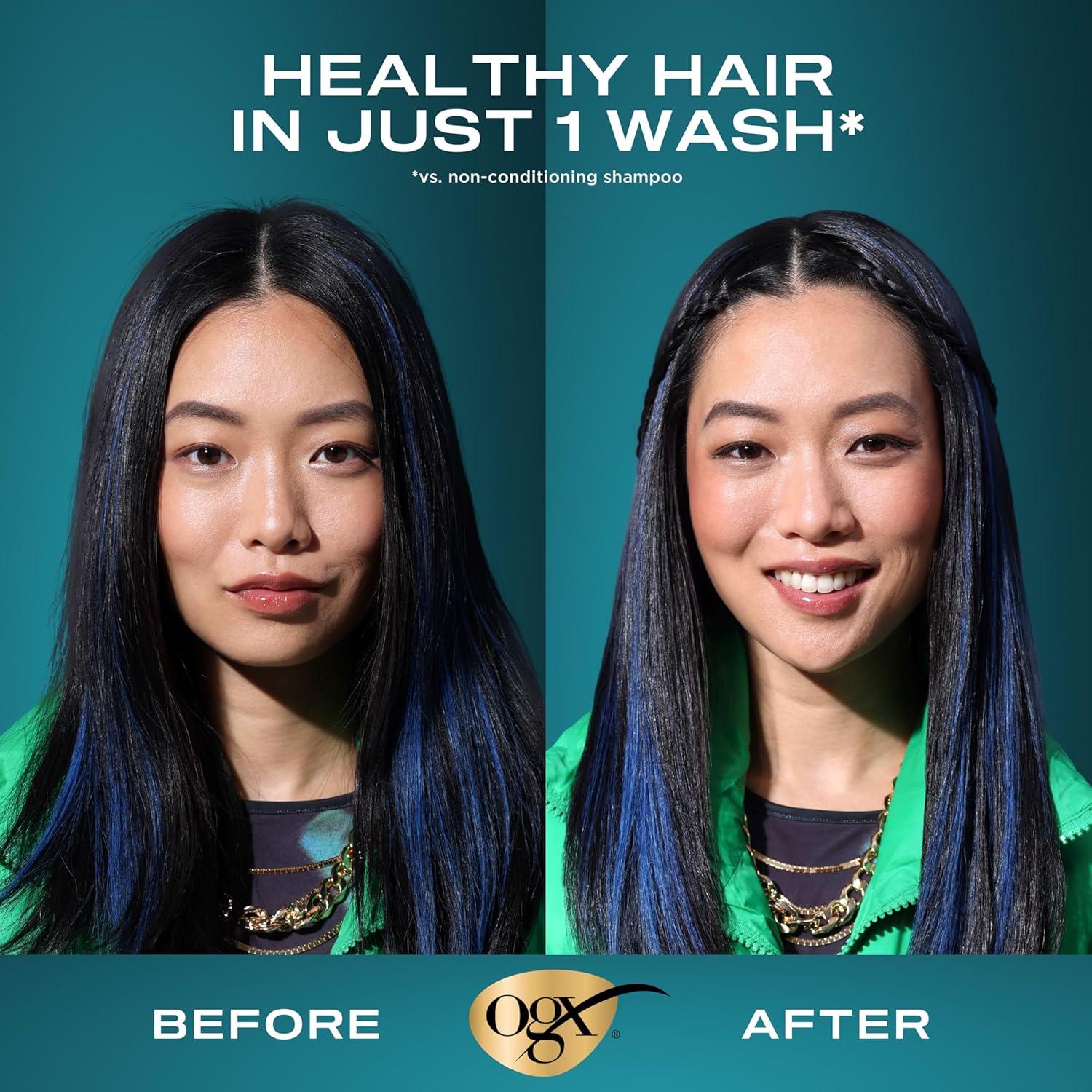 image:imageOGX Renewing Argan Oil of Morocco Shampoo Damage Repairing Shampoo amp Argan Oil to Cleanse amp Help Strengthen amp Repair Damaged Hair Travel Size TSAComplaint 3 fl oz3 Fl Oz Pack of 1