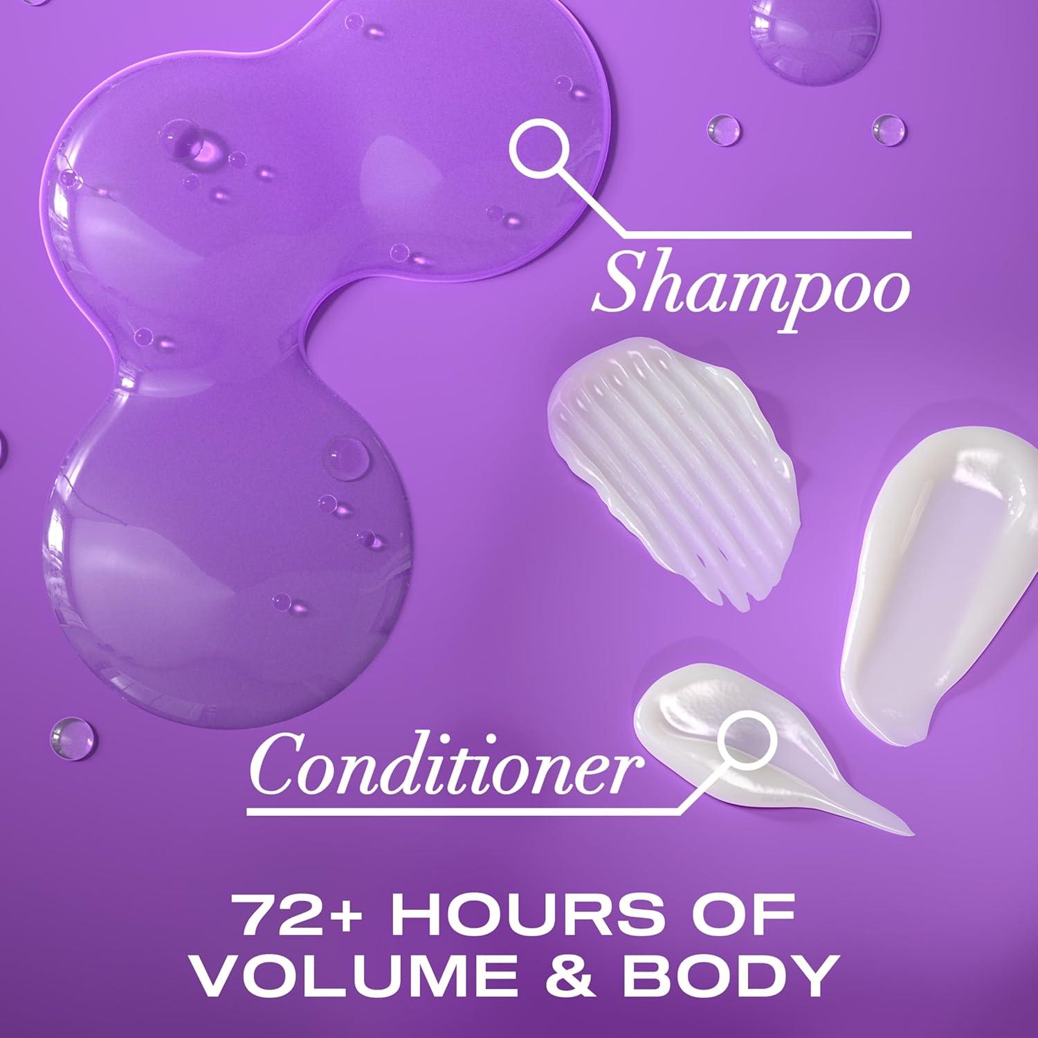 image:imageOGX Shampoo and Conditioner Set Thick and Full Biotin and Collagen Purple Helps Thicken and Texturize Hair Ideal for Flat to Medium Volume Hair 254 FL OZ 2 Pack