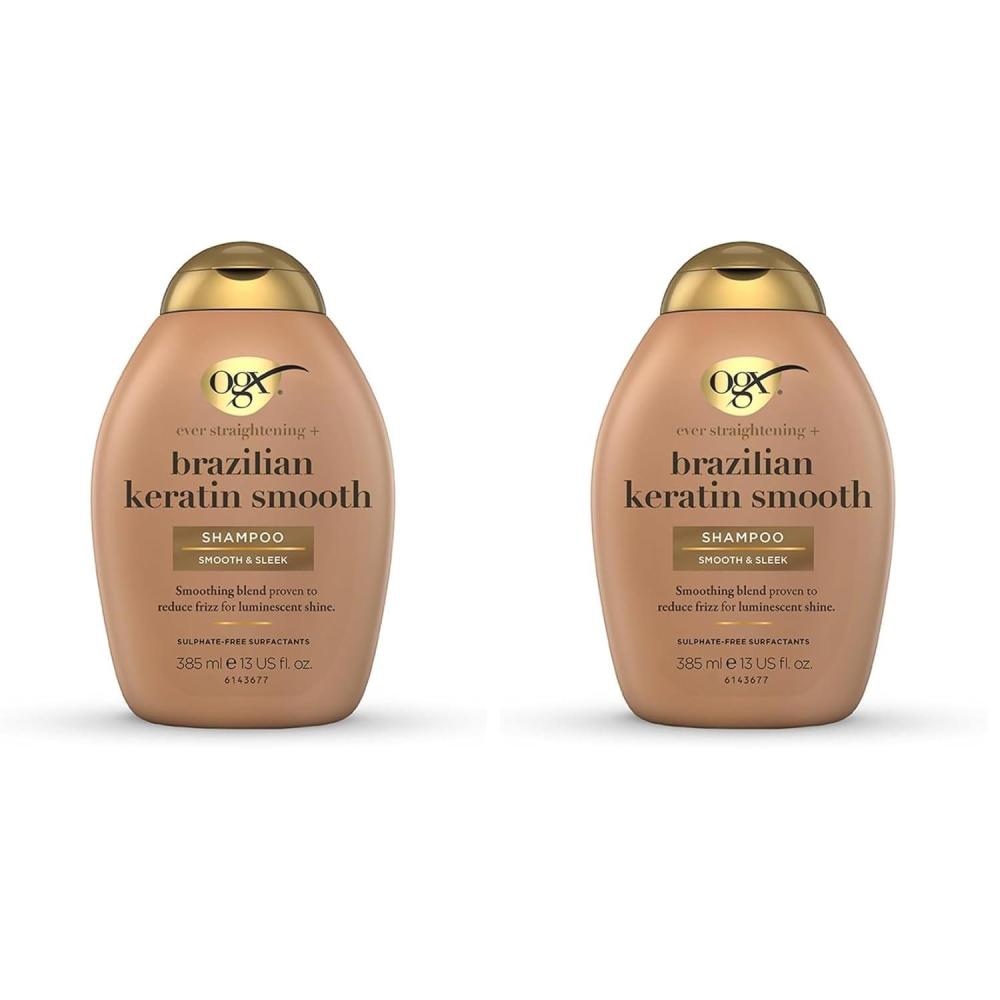 image:imageOGX EverStraight Brazillian Keratin Therapy Shampoo 13 Ounce13 Fl Oz Pack of 2