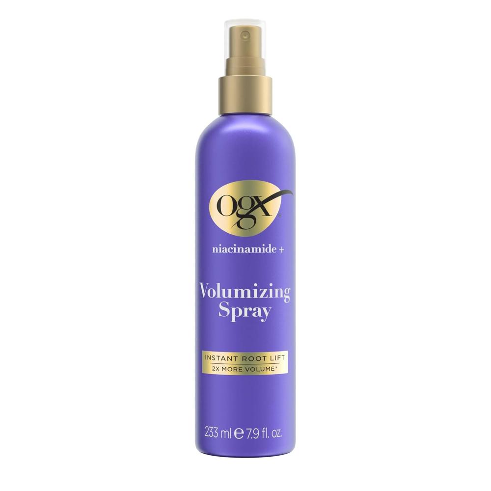 image:imageOGX Niacinamide  Volumizing Spray Volumizing Hair Spray for an Instant Root Lift amp 2X More Volume Light Hold Blowout for Fine Flat Hair ParabenFree Styling 79 fl oz
