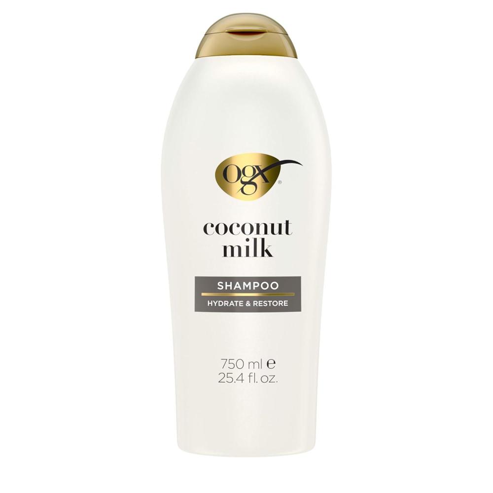 image:imageOGX Nourishing Coconut Milk Shampoo Hydrating amp Restoring Shampoo Moisturizes for Soft Hair After the First Use ParabenFree SulfateFree Surfactants 254 fl oz254 Fl Oz Pack of 1
