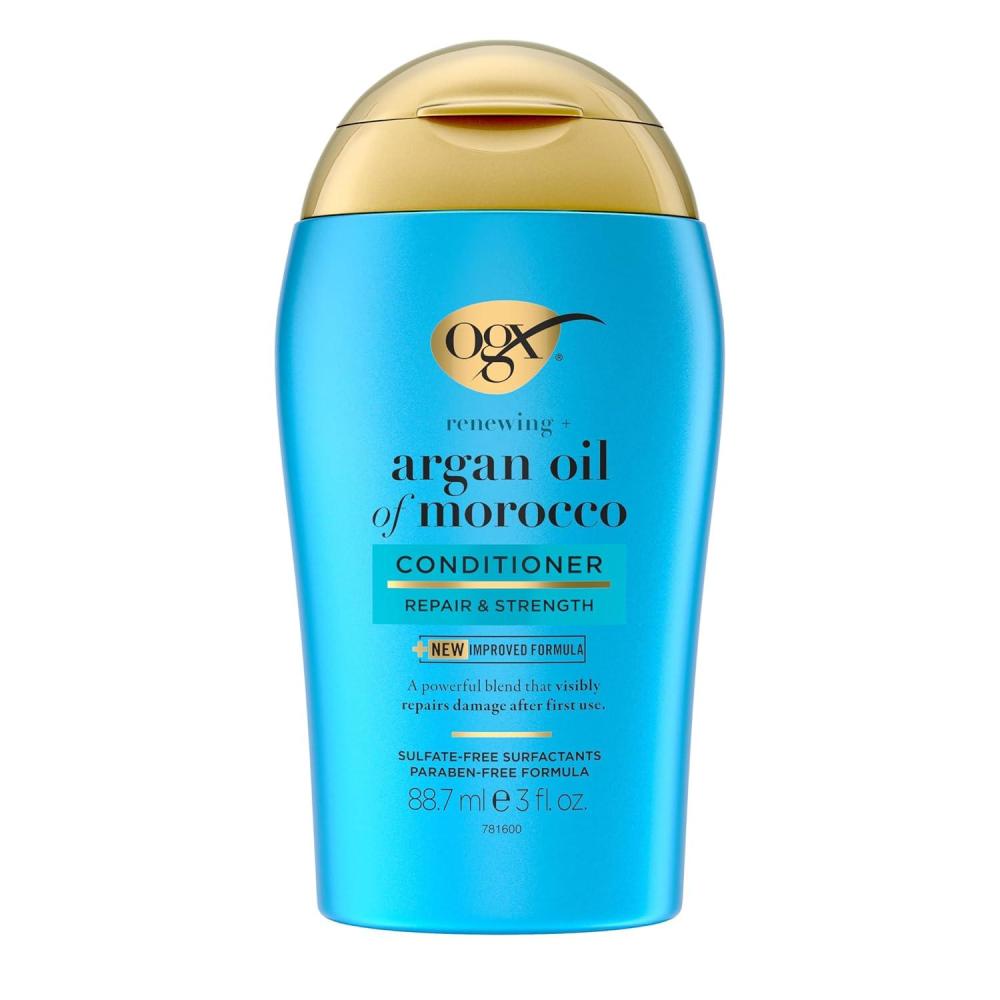 image:imageOGX Renewing  Argan Oil of Morocco Conditioner Damage Repairing Conditioner  Argan Oil to Help Strengthen amp Repair Dry Damaged Hair Travel Size TSACompliant 3 fl oz