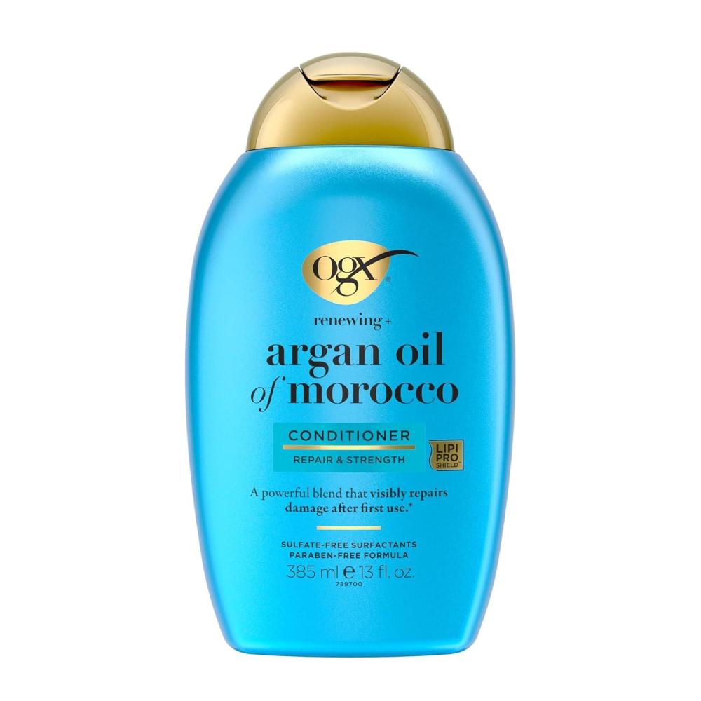 image:imageOGX Renewing Argan Oil of Morocco Conditioner Repair Conditioner amp Argan Oil Helps Strengthen amp Repair Dry Damaged Hair ParabenFree SulfateFree Surfactants 13 fl oz13 Fl Oz Pack of 1