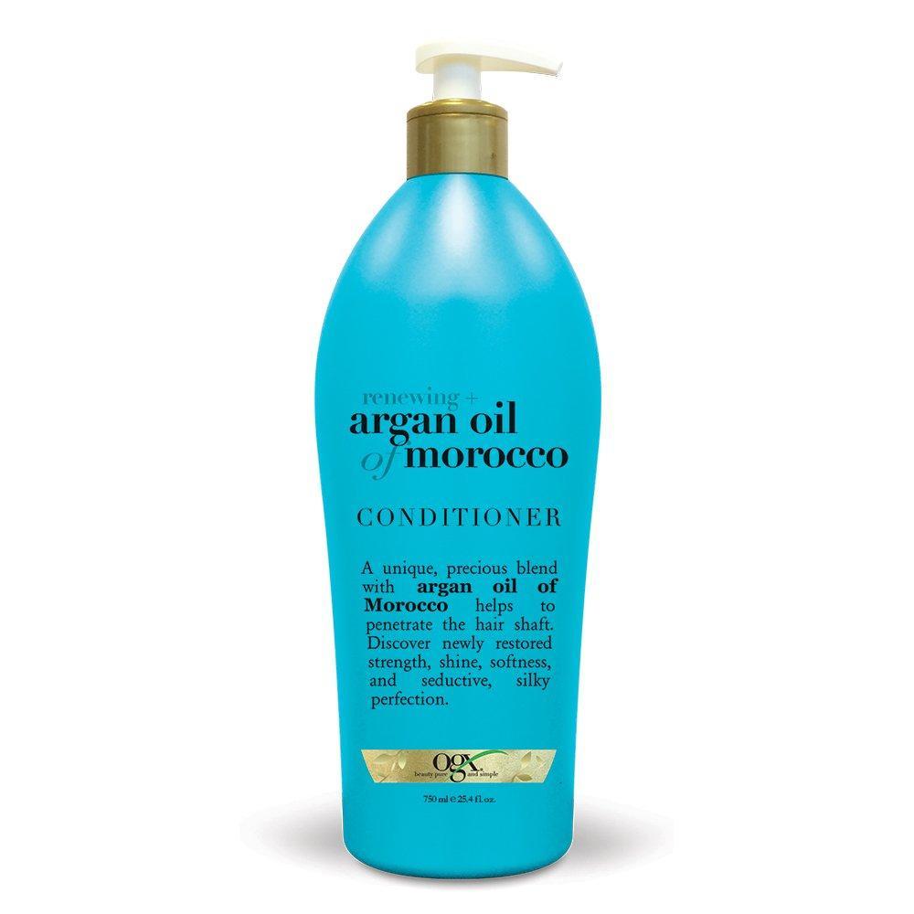 image:imageOGX Renewing Argan Oil of Morocco Conditioner Repair Conditioner amp Argan Oil Helps Strengthen amp Repair Dry Damaged Hair ParabenFree SulfateFree Surfactants 254 fl oz635 Fl Oz Pack of 4