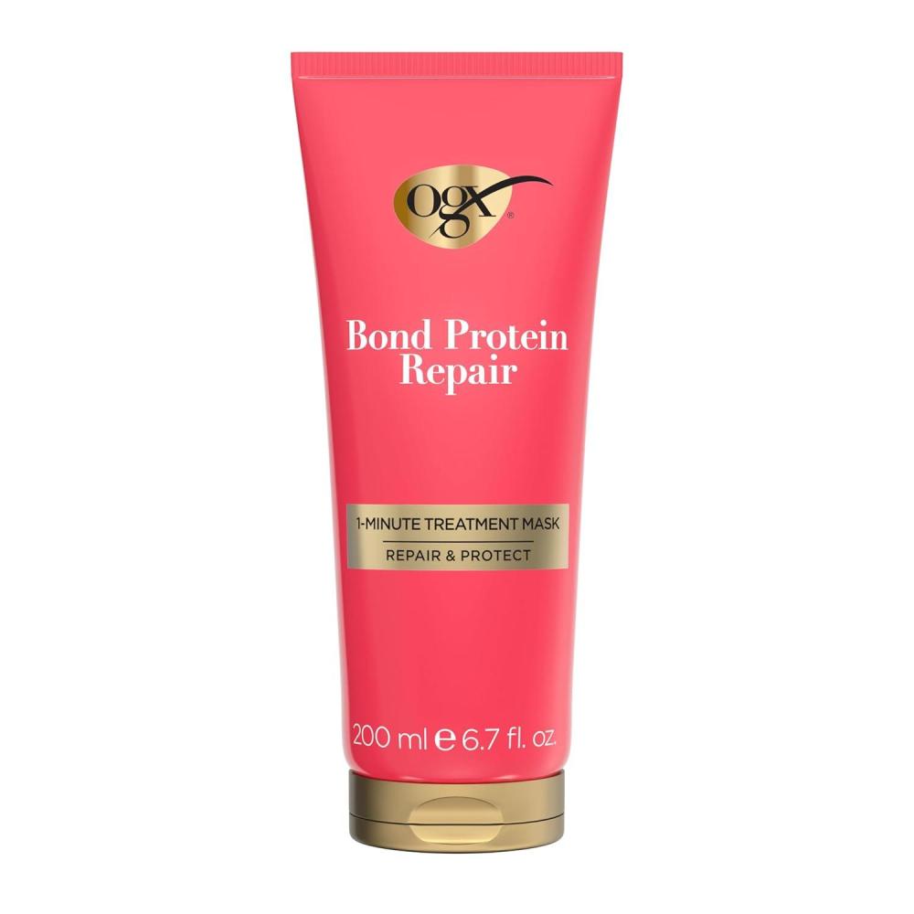 image:imageOGX Repair amp Protect Bond Protein Repair 1Minute Treatment Mask Deep Conditioning Hair Mask Rapidly Repairs for Shiny Smooth Hair That Lasts Between Washes 67 fl oz