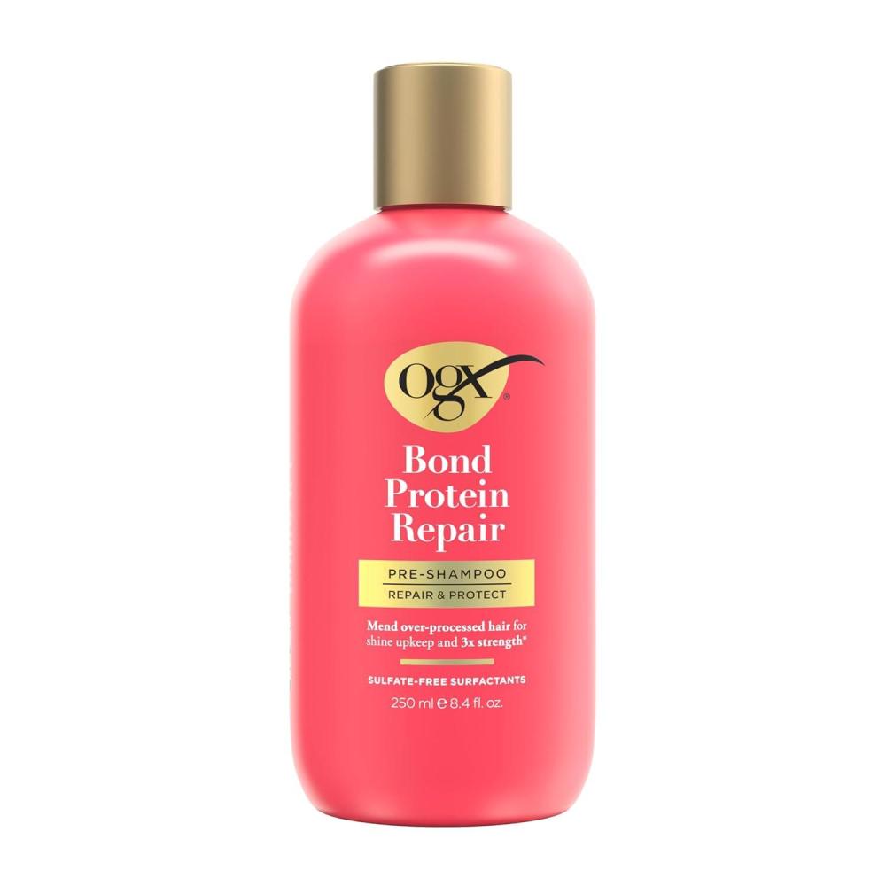 image:imageOGX Repair amp Protect Bond Protein Repair PreShampoo PreShampoo Treatment Formulated without Parabens SulfateFree Surfactants 84 fl oz