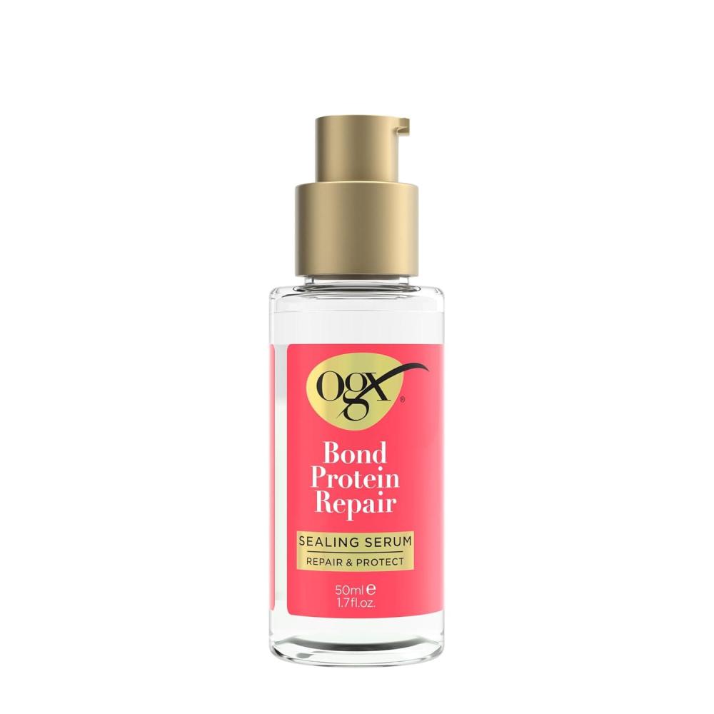 image:imageOGX Repair amp Protect Bond Protein Repair Sealing Hair Serum Formulated without Parabens Frizz Treatment 17 fl oz