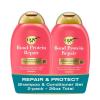 image:imageOGX Repair  Protect Bond Protein Repair Shampoo and Conditioner Set targets damaged areas for bond protection sulfatefree hydrating care for colortreated dry hair 13 fl oz each Pack of 2