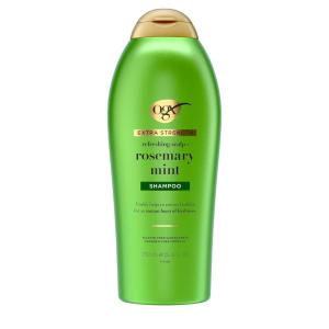 OGX Extra Strength Refreshing Scalp + Rosemary Mint Shampoo, Clarifying Shampoo for Oily Hair Helps Remove Oil & Residue to Clear Away Buildup, Sulfate-Free Surfactants, 25.4 fl. oz(Rosemary Mint_New)