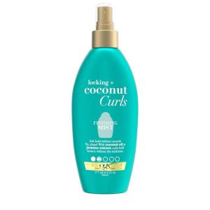 OGX Locking + Coconut Curls Finishing Mist, 6 Fl Oz(6 Fl Oz (Pack of 1))