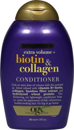 image:imageOGX Extra Strength Biotin and Collagen Conditioner 13 fl oz SulfateFree Thicker Fuller Hair13 Fl Oz Pack of 2