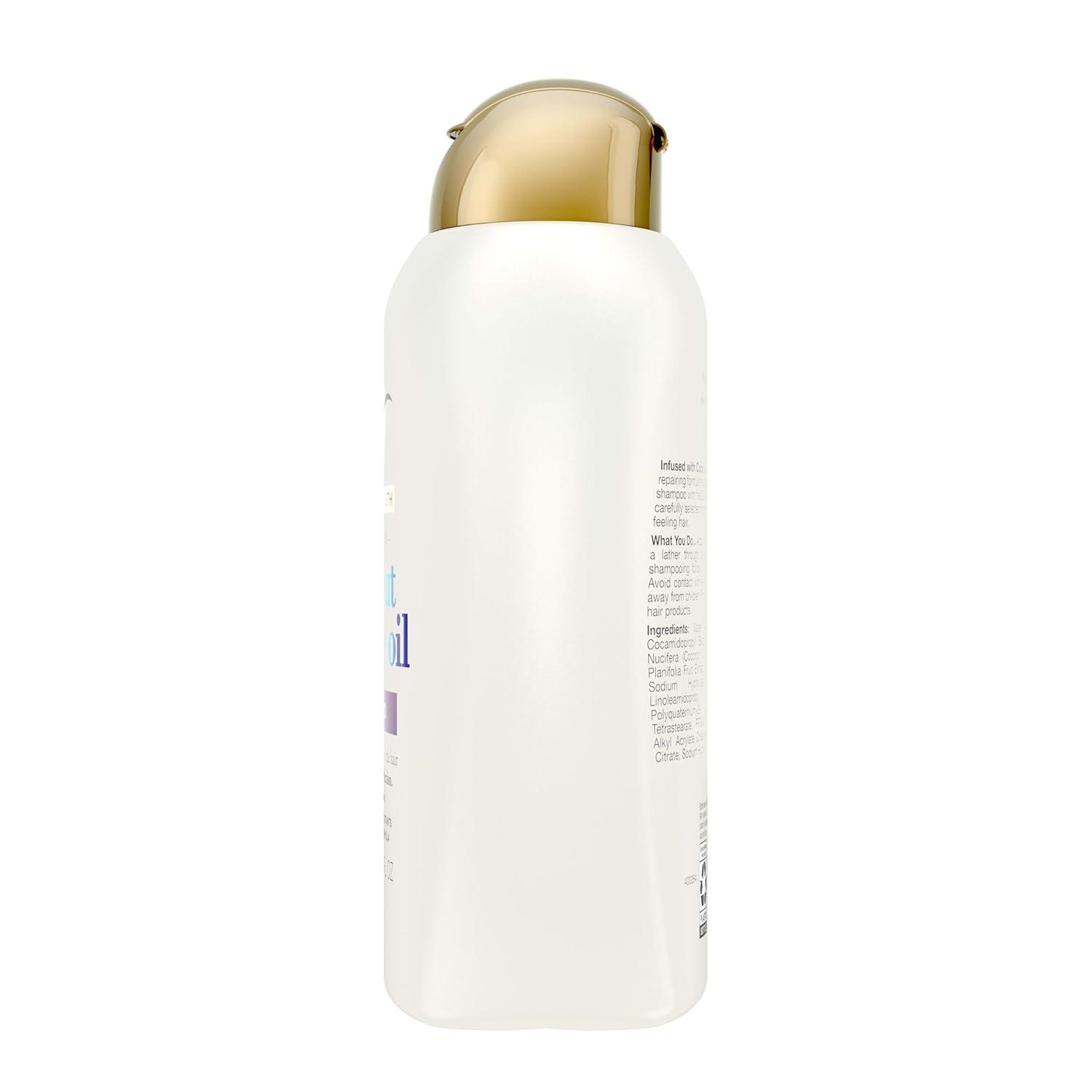 image:imageOGX Extra Strength Damage Remedy Coconut Miracle Oil Shampoo for Dry Frizzy or Coarse Hair ParabenFree SulfateFree Surfactants 13 Fl Oz13 Fl Oz Pack of 1