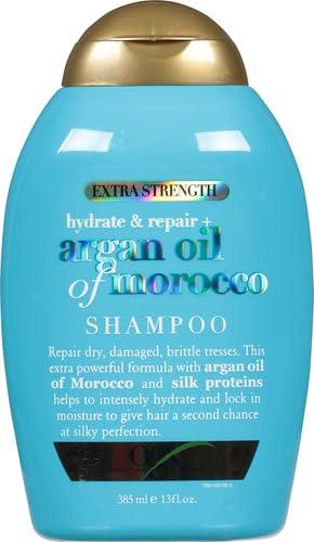 image:imageOGX Extra Strength Hydrate amp Repair Argan Oil of Morocco Shampoo for Dry Damaged Hair ColdPressed Argan Oil to Moisturize amp Smooth ParabenFree SulfateFree Surfactants 13 Fl Oz13 Fl Oz Pack of 2