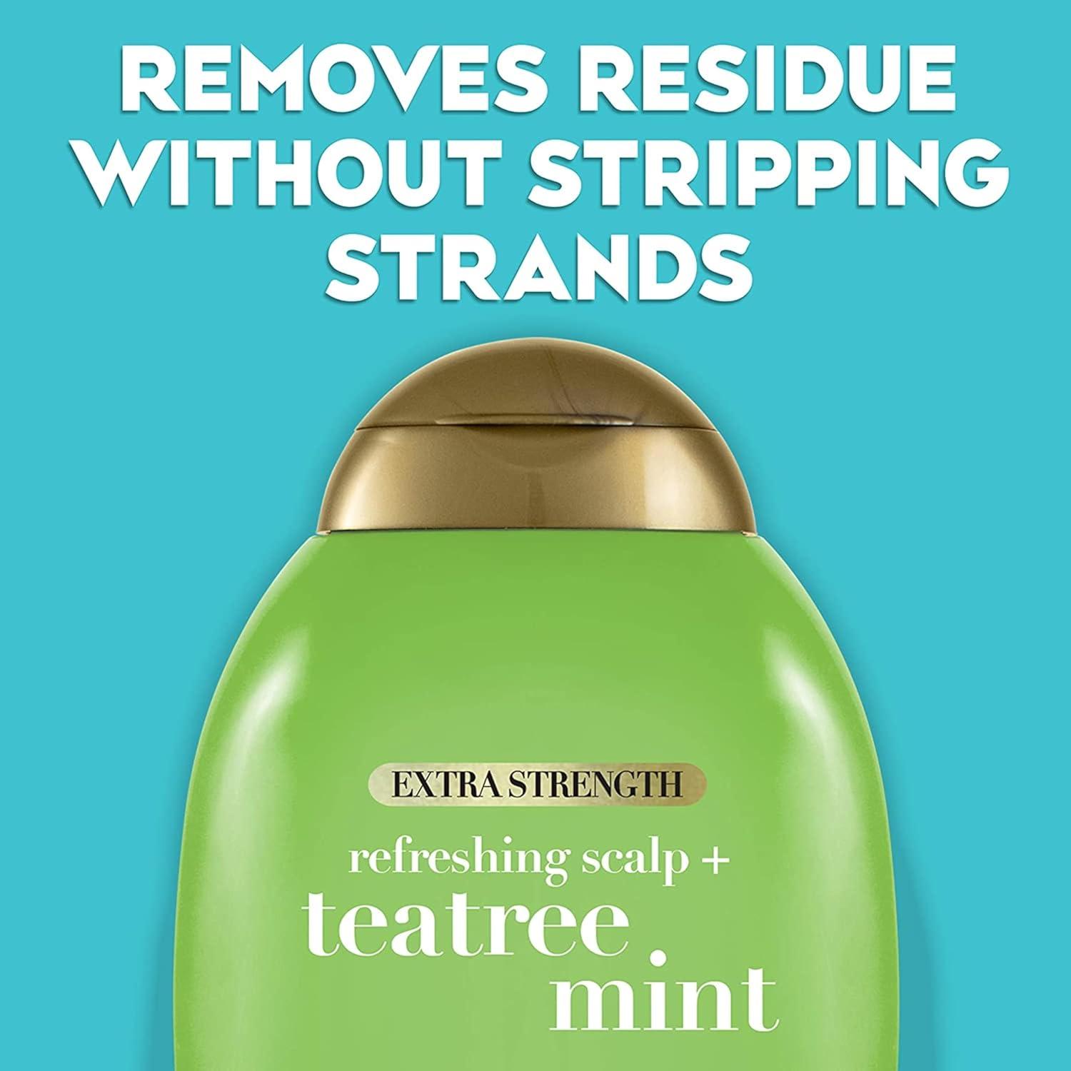 image:imageOGX Extra Strength Refreshing Scalp Rosemary Mint Conditioner Nourishing Hair amp Scalp Conditioner Infused with Rosemary for HealthyLooking Hair SulfateFree Surfactants 13 fl ozTea Tree MintOld