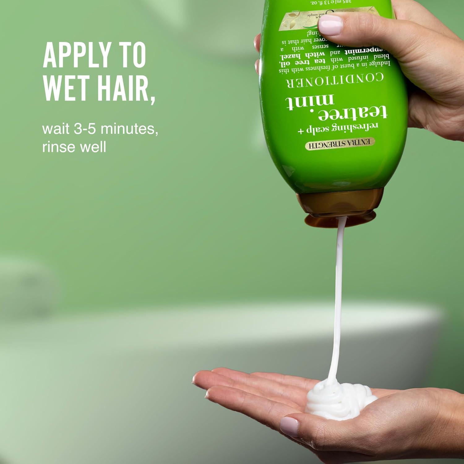 image:imageOGX Extra Strength Refreshing Scalp Rosemary Mint Conditioner Nourishing Hair amp Scalp Conditioner Infused with Rosemary for HealthyLooking Hair SulfateFree Surfactants 254 fl ozTea Tree MintOld