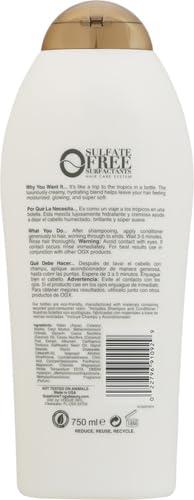image:imageOGX Nourishing Coconut Milk Conditioner Hydrating amp Restoring Conditioner Moisturizes for Soft Hair After the First Use ParabenFree SulfateFree Surfactants 254 fl ozCoconut Milk
