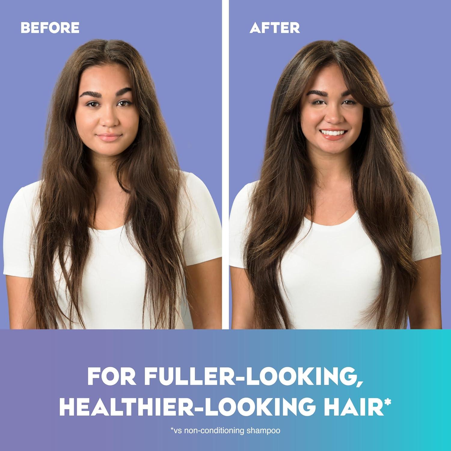 image:imageOGX Thick amp Full Biotin Collagen Extra Strength Volumizing Shampoo with Vitamin B7 Hydrolyzed Wheat Protein for Fine Hair SulfateFree Surfactants Thicker Fuller Hair 13 Fl Ozpurple