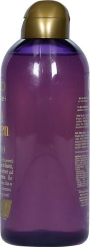 image:imageOGX Thick amp Full Biotin Collagen Extra Strength Volumizing Shampoo with Vitamin B7 Hydrolyzed Wheat Protein for Fine Hair SulfateFree Surfactants Thicker Fuller Hair 13 Fl Ozpurple