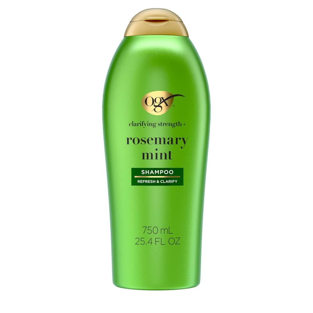 image:imageOGX Clarifying Strength  Rosemary Mint Shampoo Clarifying Shampoo for Oily Hair Visibly Helps Remove Oil amp Residue to Clear Away Buildup SulfateFree Surfactants 254 fl OzRosemary MintNew