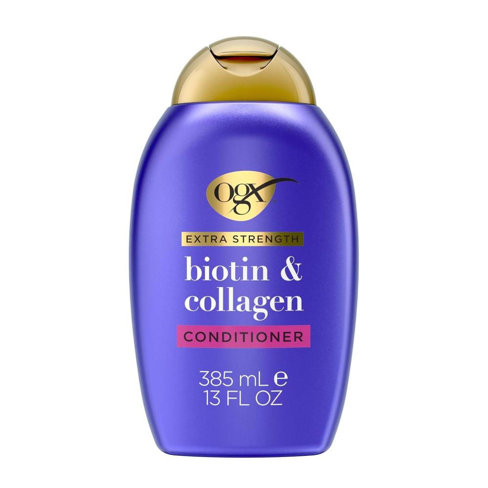 image:imageOGX Extra Strength Biotin and Collagen Conditioner 13 fl oz SulfateFree Thicker Fuller Hair13 Fl Oz Pack of 1