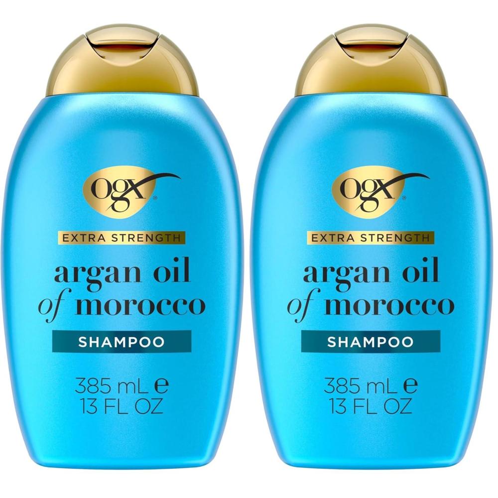 image:imageOGX Extra Strength Hydrate amp Repair Argan Oil of Morocco Shampoo for Dry Damaged Hair ColdPressed Argan Oil to Moisturize amp Smooth ParabenFree SulfateFree Surfactants 13 Fl Oz13 Fl Oz Pack of 2