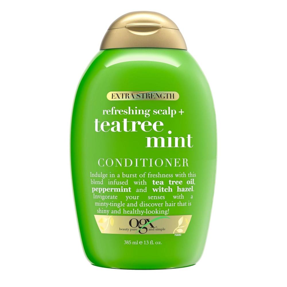 image:imageOGX Extra Strength Refreshing Scalp  Rosemary Mint Conditioner Nourishing Hair amp Scalp Conditioner Infused with Rosemary for HealthyLooking Hair SulfateFree Surfactants 13 fl ozTea Tree MintOld