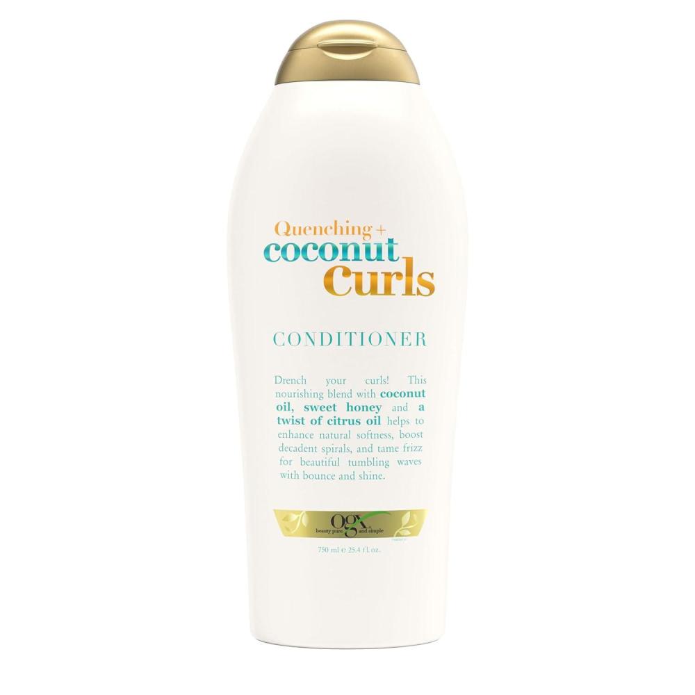 image:imageOGX Quenching Coconut Curls Moisturizing Shampoo for Curly Hair Detangling Curl Enhancing 254 fl oz254 Fl Oz Pack of 1