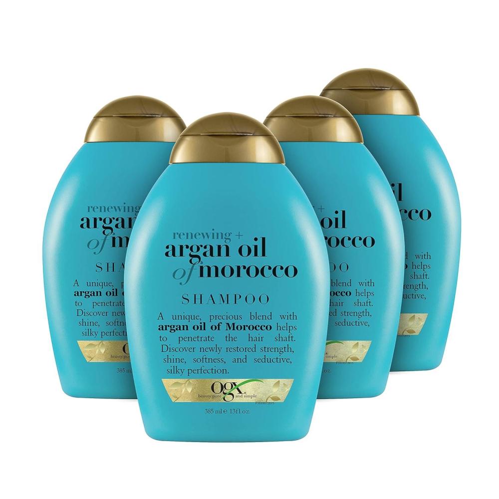 image:imageOGX Renewing Argan Oil of Morocco Shampoo Damage Repairing Shampoo amp Argan Oil to Help Strengthen amp Repair Dry Damaged Hair ParabenFree SulfateFree Surfactants 13 fl Oz52 Ounce Pack of 4