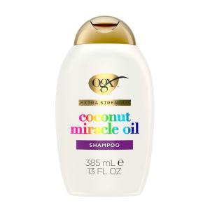 OGX Extra Strength Damage Remedy + Coconut Miracle Oil Shampoo for Dry, Frizzy or Coarse Hair, Paraben-Free, Sulfate-Free Surfactants, 13 Fl Oz(13 Fl Oz (Pack of 1))